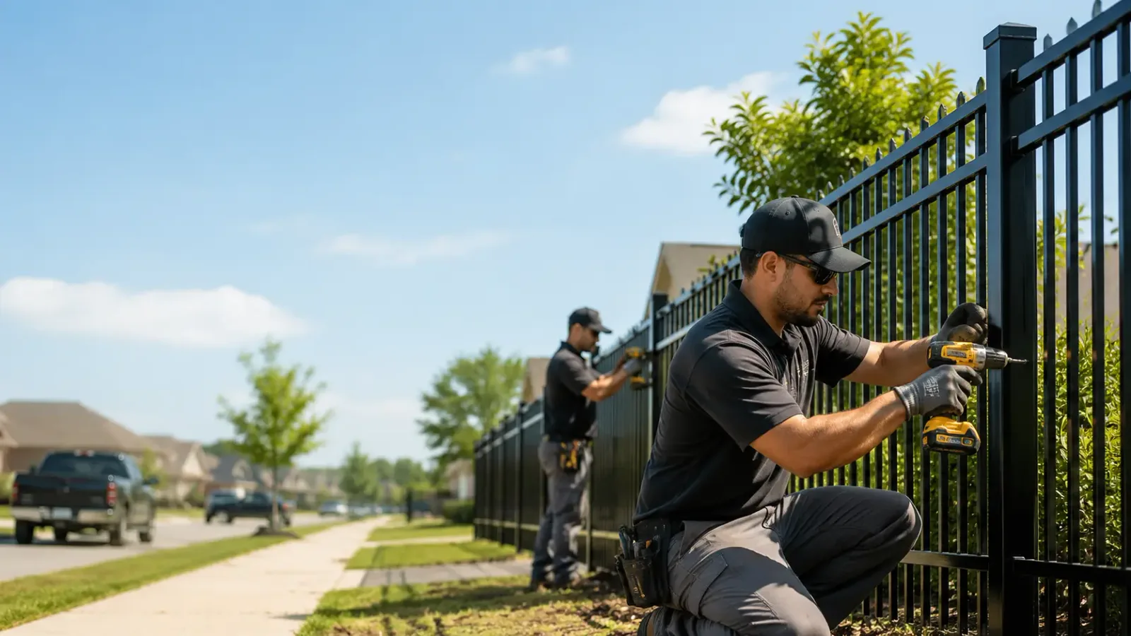 Metal Fence Installation in Elm Mott, TX